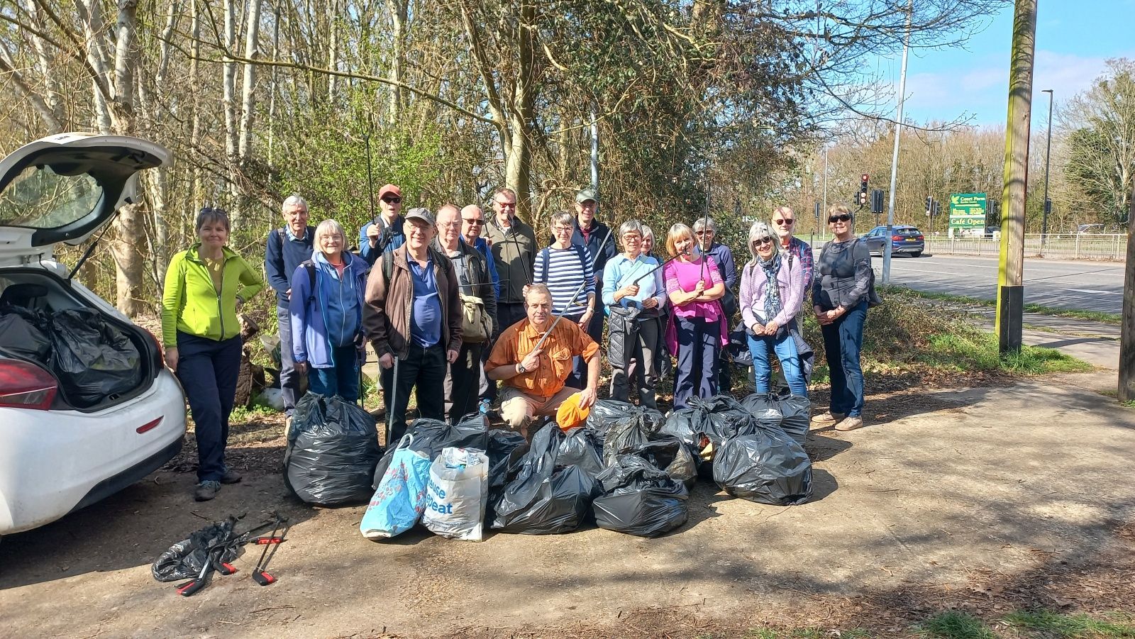 Our March 2025 litter pick, Photo: Barbara C © 2025